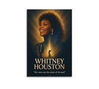 JUYRRGGRG Whitney Houston Posters Canvas Cover Wall Art Print Aesthetic Poster Modern Art Painting for Living Room 24x36inch(60x90cm) Unframe-style