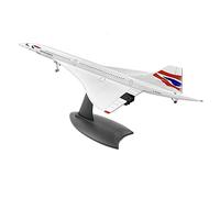 Juyutdey 1/200 Concorde Supersonic Passenger Aircraft Air British Airways Model for Static Display Collection