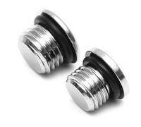 Juyutdey 2 Pcs Scuba Diving 1St Stage Regulator LP+ Low Pressure + High Pressure Port Plug Scuba Diving Replacement Part