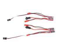 Juyutdey 2PCS RC Car 30A ESC Forward Reverse Brush Brake Dual Way ESC Motor Speed Controller for 1/16 1/18 1/24 Car Boat Tank