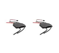 Juyutdey 2X 12V-26V 3S-6S Two-Way Brushed ESC 200A 2000W High-Power Speed Controller with LED Lights for RC Trawler 997 Motors
