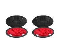 Juyutdey 2X Marine Cover Pull Out Deck Plate Hole Deck Plate Kit Hatch with Kayak Boat Fishing Rigging Boat Kayak Accessories