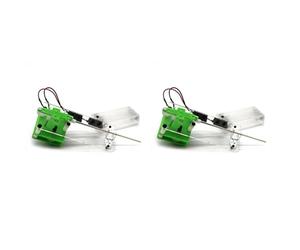 Juyutdey 2X Mini Reciprocating Linear Motion Model Push Rod Telescopic DIY Small Push-Pull Reciprocating Motor Model