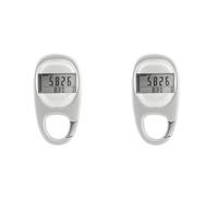 Juyutdey 2X Multi-Function 3D Induction Pedometer Step Counting Accurate Portable Mini Fitness Walking Steps Counting