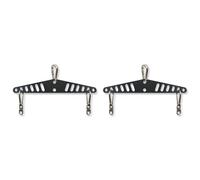 Juyutdey 2X Multi-Grip LAT Pull Down Bar for Home Gym Fitness Spreader Plate LAT Pulldown Attachments System Cable Machine Handle