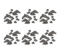 Juyutdey 360 Packs Cinder Blocks 1/12 Scale Mini Bricks Concrete Miniature Bricks Tiny Landscaping Dollhouse Accessories