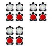 Juyutdey 3X 12 Pack USB Rechargeable Bike Light Set Front and Rear LED Bicycle Light for Night Riding Bike Accessories