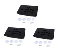 Juyutdey 3X Joystick Acrylic Panel Case for Game Machine DIY Can Be Installed Joystick Button for Retro Video Game