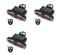 Juyutdey 3X Solar Bike Tail Light with Turn Signals Warning USB Rechargeable Bike Lights Wireless Remote Control Bike Rear Light