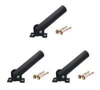 Juyutdey 3X T Bar Row Platform Attachment Install on Floor or Wall Holder for Barbell Bars Exercises Gym Equipment,50mm