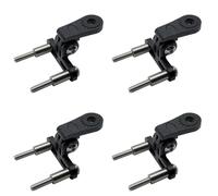 Juyutdey 4X Bicycle Headlight Mount Adaptor for Stem Mount Cycling Front Light LED Lamp Holder Bracket Camera Type Connector
