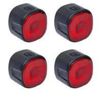 Juyutdey 4X Bicycle Taillights, Automatic Brake Sensor Lights,Rechargeable Waterproof Riding Taillights
