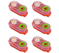 Juyutdey 6Pack Life Jacket Light, Automatic Locator Life Jacket Strobe Light, Marine Boat Flares, LED Safety Survival Equipment A