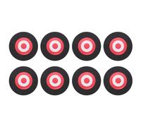 Juyutdey 8pcs 25 X 3Cm Archery Eva Foam Target Self Healing Bow Moving Hunting Practice Black+Red