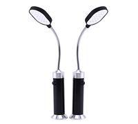 Juyutdey Barbecue Grill Light Magnetic Base Super-Bright Led Bbq Lights - 360 Degree Flexible Gooseneck, Weather - Pack of 2