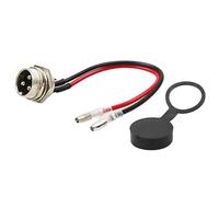 Juyutdey Electric Scooter Charging Port Black Plastic Charging Port Scooter Replacement Parts