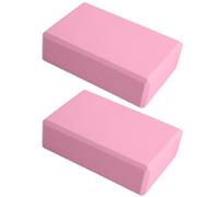 Juyutdey Moisture-Proof High-Density EVA Yoga Bricks(2pcs), Yoga Building Blocks, Body Shaping Tools A