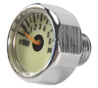 Juyutdey New Scuba Diving Bottle Pressure Gauge 1 Inch Face 350 BAR/5000 PSI 7/16Inch-20UNF Threads