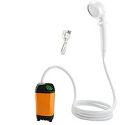 Juyutdey Portable Shower Pump Outdoor Quiet Operation& Long-Lasting Performance for Camping
