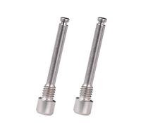 Juyutdey Titanium Bolts for Bicycle Disc Brake Pad Threaded Pin Inserts for XT R XT Hydraulic Disk Caliper-Titanium