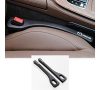 JUZELY 2 Pcs Car Seat Gap Filler for Mazda Miata 3 6 MX5 CX3 CX5 CX9, Waterproof Auto Seat Crevice Blocker, Seat Gaps Plugging Strips Leakproof Plugging Strips Seat Gap Plugs,A-Black