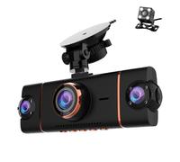 JUZELY 4 Channel Dash Cam for Isuzu Aska IV Gemini JT MJ, 360° Panoramic Four-Camera System with Night Vision, App Control, 32GB Card