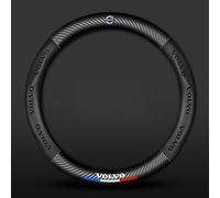 JUZELY Car Steering Wheel Cover for Volvo XC60 XC40 XC90 S60 S90 V40 V60 V90, Breathable Wear-Resistant Steering Wheel Protection Cover Non Slip Car Steering Wheel Cover Protection Covers,A
