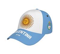 JUZGTSIT Argentina Flag Argentinian Baseball Cap 3D Full Print Adult Unisex Adjustable Hat Soccer Patriotic Caps
