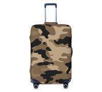 JUZGTSIT Army Camouflage Black and Grey Camo for Kid and Adult, Camouflage#05, XL (Fit 29-32 Inch) Elastic Luggage Cover Suitcase Covers Protector