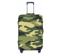 JUZGTSIT Army Camouflage Black and Grey Camo for Kid and Adult, Camouflage#07, L (Fit 25-28 Inch) Elastic Luggage Cover Suitcase Covers Protector
