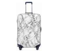 JUZGTSIT Black and White Marble for Kid and Adult, M (Fit 22-24 Inch), Black, M (Fit 22-24 Inch Elastic Luggage Cover Suitcase Covers Protector