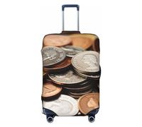 JUZGTSIT Currency Coin for TSA Approved, Fit 18-32 Inch, Black, L Elastic Luggage Cover Suitcase Covers Protector