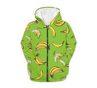 JUZGTSIT Dogs Blue Boys and Toddlers' Zip-up Hoodie Sweatshirt T Boys Girls Zip Up Hoodies Sweatshirts Banana Teenage Zipper Hoodies