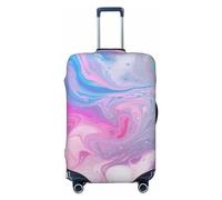 JUZGTSIT Marble Pastel Blue Purple for Thicken Baggage Fit 18-32 Inch Elastic Luggage Cover Suitcase Covers Protector