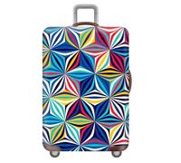 JUZGTSIT Nordic Modern (XL (29-32 inch),Colorful Pattern) Elastic Luggage Cover Suitcase Covers Protector