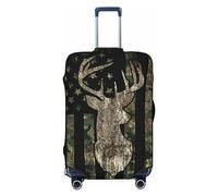 JUZGTSIT Stretch Black, L Elastic Luggage Cover Suitcase Covers Protector