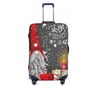 JUZGTSIT Tropical Summer Fruit Traditional Scandinavian Dwarf, Small Elastic Luggage Cover Suitcase Covers Protector