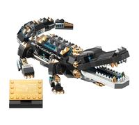 JVAVNE Animal Building Blocks Set, 542PCS Steampunk Crocodile Building Model Kit, Collectible Compatible Creator Animal Construction Playset Toy for Adults Kids, Home Decoration Desktop Gift Idea