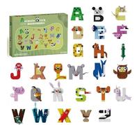 JVAVNE Animals Alphabet Building Blocks Set, Creative ABC Letters Learning Building Model Kit 1151PCS, Educational Spelling Learning Games Construction Toy Gift for Kids Toddlers Boys Girls