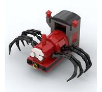 JVAVNE Choo Choo Charles Horror Spider Train Building Blocks Set, 266 PCS Charles Train Building Bricks Model Toys, Collectible Spider Trains Chasing Building Kit Toy, Gifts for Adult and Teens