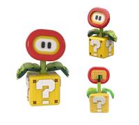 JVAVNE Fire Flower Plant Building Blocks Set, Super Mari Game Flower Potted Plant Floral Building Model Kit, MOC 300+ PCS Collectible Gift for Fans, Compatible with LG Building Toy for Adults Kids