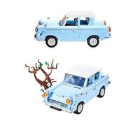 JVAVNE Harry Magic World Flying Car Petter Building Blocks Set, 1390PCS Retro Super Sports Car Building Moc Model Kit, Racing Car Sportscar Compatible Model Toy Gift Decoration for Adults Teens