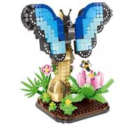 JVAVNE Insect Animal Building Blocks Set, Butterfly Cute Building Toy, Mini Animals Building Bricks Kits, Micro Building Model Toy Set for Adults Boys Girls, Creative Home Office Decor Gift, 466PCS