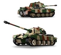 JVAVNE King Tiger Tank Building Block Kits, 853 PCS Army Heavy Tank Building Blocks Set, WW2 Germany Military Toys Brick Model, Gifts for Military Fans