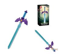 JVAVNE Master Sword Building Blocks Set, 820PCS Link's Skyward Samurai Sword Building Model Kit for Game Fans, Legend of Medieval Zeld Weapon Building Toy Gift for Adults Kids, Cosplay Prop Decor