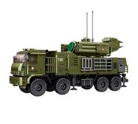 JVAVNE Military Truck Building Blocks Set, 1: 35 PANTSIR-S1S Anti-Aircraft Vehicle Block Kits, Army Tank Bricks Model Toys, Gifts for Kids and Adults, 619 PCS
