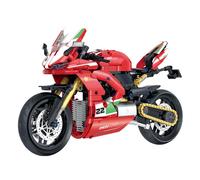 JVAVNE Motorcycle Building Blocks Set, 1:8 Simulation Motorbike, Construction Superbike Toys for Adults Kids, Collectible Racing Motorcycle Building Bricks Scale Model Kit Gift Decor, 626PCS
