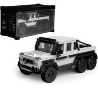 JVAVNE Off Road Car Building Blocks Set, 581 PCS G63 Sports Car Building Model Kit with Display Case, Collectible AMG Mini Speed Champion Racing Cars Toy, Gifts for Adults and Kids
