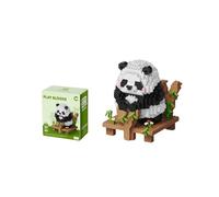 JVAVNE Panda Mini Building Blocks Set, Panda Cute Animals Building Toy Bricks Kit, Panda Micro Building Blocks Set for Adults Children Boys Girls, Creative Home Office Decor Gift Idea, 802PCS