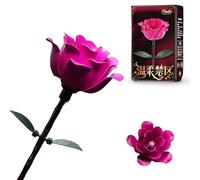 JVAVNE Pink Rose Flower Building Blocks Kit, Rose Flower Bouquet Building Set for Women, Artificial Botanical Collection Bricks Model, Gift for Valentines Birthday